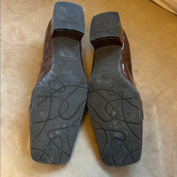 Brown Patent Leather Loafers - Picture 5 of 9